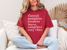Load image into Gallery viewer, Flannels Pumpkins Graphic Tee in Multiple Colors
