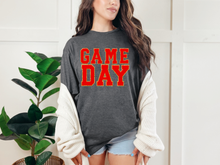 Load image into Gallery viewer, Game Day Grey Graphic Tee in Multiple Colors
