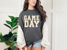 Load image into Gallery viewer, Game Day Grey Graphic Tee in Multiple Colors
