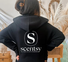 Load image into Gallery viewer, Full zip S with frame and scentsy logo on bottom
