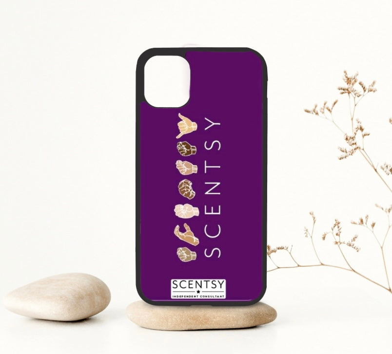 S C E N T S Y hands purple case (IPhone)