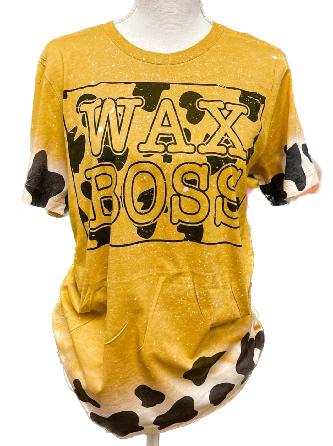 Wax boss cow print