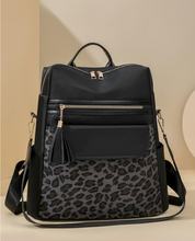 Load image into Gallery viewer, PREORDER: Two Tone Leopard Backpacks  8.17.26

