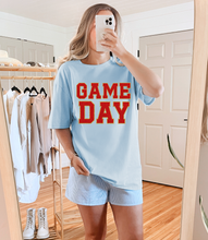 Load image into Gallery viewer, Game Day Light Blue Graphic Tee in Multiple Colors
