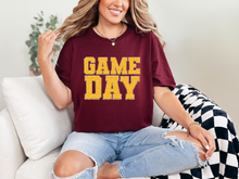 Load image into Gallery viewer, Game Day Maroon Graphic Tee in Multiple Colors
