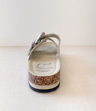 Load image into Gallery viewer, Mickie Western Slides in Cream
