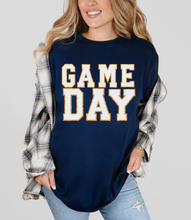 Load image into Gallery viewer, Game Day Navy Graphic Tee in Multiple Colors
