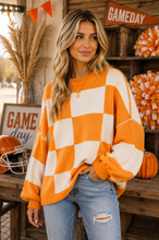 Load image into Gallery viewer, PREORDER: Cozy Checker Sweater 8.10.26
