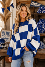 Load image into Gallery viewer, PREORDER: Cozy Checker Sweater 8.10.26
