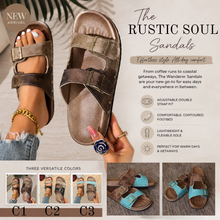 Load image into Gallery viewer, PREORDER: The Rustic Soul Sandals 6.1.26
