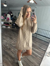 Load image into Gallery viewer, PREORDER: The Heather Sweater Dress RERUN 8.24.26
