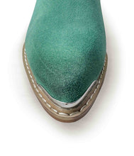 Load image into Gallery viewer, Wylie Suede Ankle Boot in Teal
