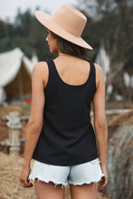 Load image into Gallery viewer, Button Textured Cotton Tank Top
