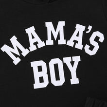 Load image into Gallery viewer, Kids MAMA&#39;S BOY Graphic Short Sleeve Hoodie and Shorts Set
