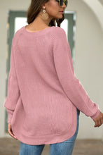 Load image into Gallery viewer, Round Neck Ribbed Knit Top
