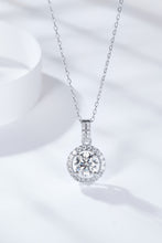 Load image into Gallery viewer, 2 Carat Moissanite Round Pendant Necklace

