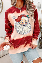 Load image into Gallery viewer, Santa Graphic Tie-Dye Round Neck Sweatshirt
