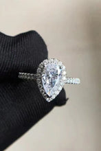 Load image into Gallery viewer, 2 Carat Moissanite Teardrop Cluster Ring

