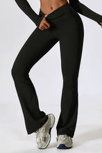 Load image into Gallery viewer, Wide Waistband Slim Fit Wide Leg Sports Leggings
