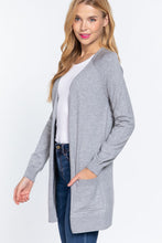 Load image into Gallery viewer, ACTIVE BASIC Open Front Long Sleeve Cardigan
