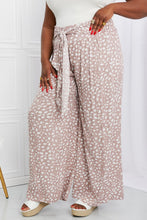 Load image into Gallery viewer, Kori America Animal Print Tied Pleated Wide Leg Pants
