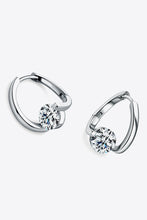Load image into Gallery viewer, 2 Carat Moissanite 925 Sterling Silver Heart Earrings
