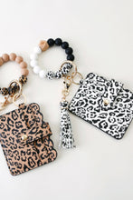 Load image into Gallery viewer, Random 2-Pack Leopard Mini Purse Tassel Wristlet Key Chain
