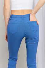 Load image into Gallery viewer, YMI Jeanswear Kate Hyper-Stretch Full Size Mid-Rise Skinny Jeans in Electric Blue

