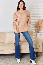 Load image into Gallery viewer, And The Why Tassel Detail Long Sleeve Sweater
