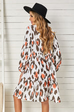 Load image into Gallery viewer, Printed V-Neck Long Sleeve Dress
