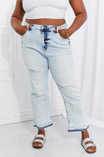 Load image into Gallery viewer, RISEN Full Size Camille Acid Wash Crop Straight Jeans
