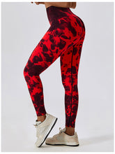 Load image into Gallery viewer, Tie Dye Wide Waistband Active Leggings
