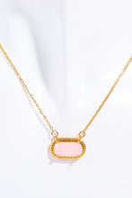 Load image into Gallery viewer, Copper 14K Gold Pleated Pendant Necklace
