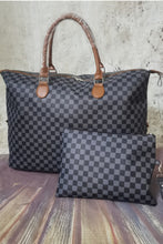 Load image into Gallery viewer, Checkered Two-Piece Bag Set
