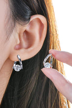 Load image into Gallery viewer, 2 Carat Moissanite 925 Sterling Silver Heart Earrings
