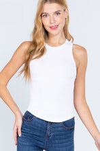 Load image into Gallery viewer, ACTIVE BASIC Ribbed Round Neck Racerback Seamless Tank
