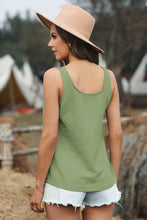 Load image into Gallery viewer, Button Textured Cotton Tank Top
