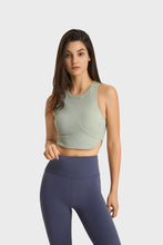 Load image into Gallery viewer, Racerback Hem Detail Sports Bra
