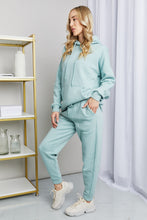 Load image into Gallery viewer, Zenana Full Size Drawstring Drop Shoulder Hoodie and Joggers Set
