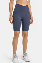 Load image into Gallery viewer, High Waist Biker Shorts with Pockets
