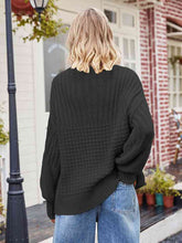 Load image into Gallery viewer, Round Neck Dropped Shoulder Sweater
