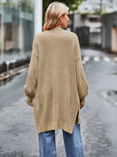 Load image into Gallery viewer, Long Sleeve Waffle-Knit Cardigan
