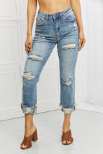 Load image into Gallery viewer, RISEN Full Size Leilani Distressed Straight Leg Jeans
