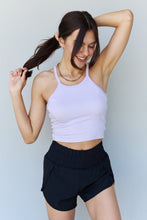 Load image into Gallery viewer, Ninexis Everyday Staple Soft Modal Short Strap Ribbed Tank Top in Lavender
