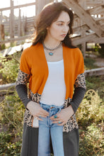 Load image into Gallery viewer, Color Block Long Sleeve Cardigan
