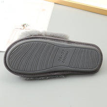 Load image into Gallery viewer, Faux Fur Open Toe Slippers
