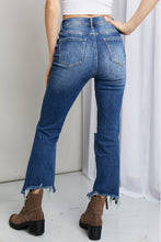 Load image into Gallery viewer, RISEN Full Size Frayed Hem Distressed Cropped Jeans
