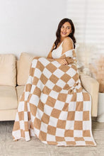 Load image into Gallery viewer, Cuddley Checkered Decorative Throw Blanket
