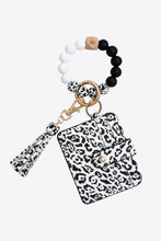 Load image into Gallery viewer, Random 2-Pack Leopard Mini Purse Tassel Wristlet Key Chain
