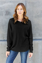 Load image into Gallery viewer, Double Take Full Size Round Neck Long Sleeve T-Shirt
